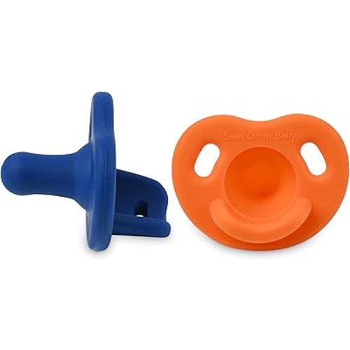 Pacifier – Soft Silicone – 0-36 Months – BPA Free – Natural Latch – Lightweight, Dishwasher Safe – for Newborns, Infants, Toddlers