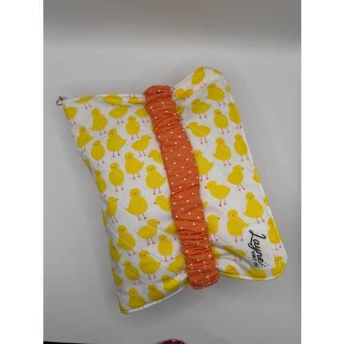 Quilted Diaper and Wipes Clutch, Diaper Pouch, Fabric Selection