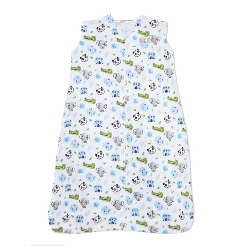 Animal Faces Cotton Muslin Wearable Baby Blanket | HALO