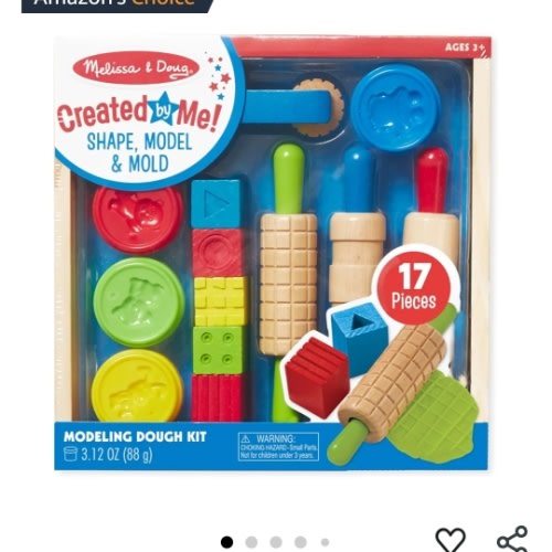 Amazon.com: Melissa & Doug Shape, Model, and Mold Clay Activity Set - 4 Tubs of Modeling Dough and Tools - Arts And Crafts For Kids Ages 3+ : Melissa & Doug: Toys & Games