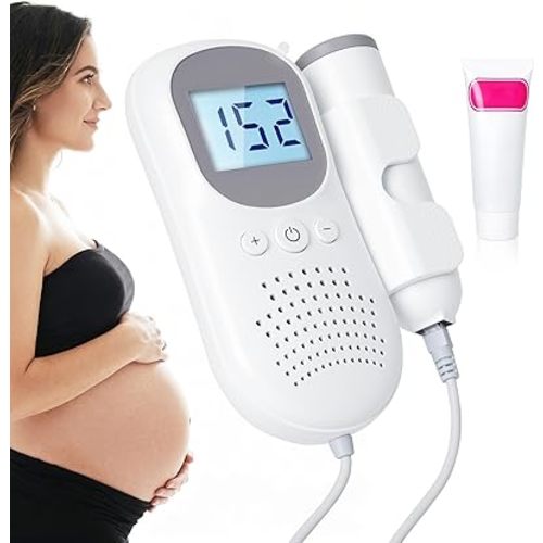 MINI-Doppler ES-100, FDA-Cleared Friendly Detect and Display Fetal Heart Rate ES-100-D10