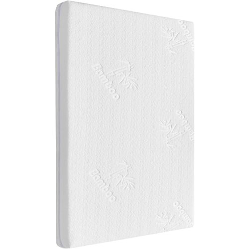 47x23.6 Bedside Crib Mattress: 2" Thick Dual Sided Gel Memory Foam Bassinet Mattress Fit for ADOVEL/BabyBond/ELEMARA Bassinet Bedside Crib