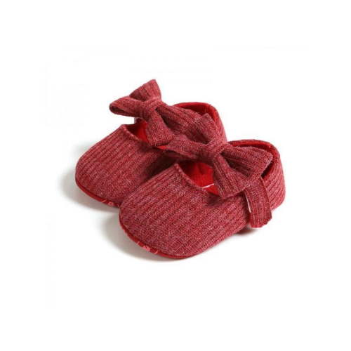 Infant Baby Girls Cozy Fleece Booties Soft Bottom Warm Cartoon Socks Newborn Crib Shoes