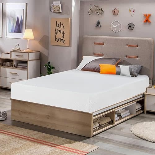 FDW | 5 Inch Twin Mattress | Medium Firm | Gel Memory Foam | White
