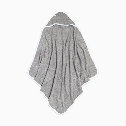 Burt's Bees Baby Organic Single Ply Hooded Towel - Heather Grey
