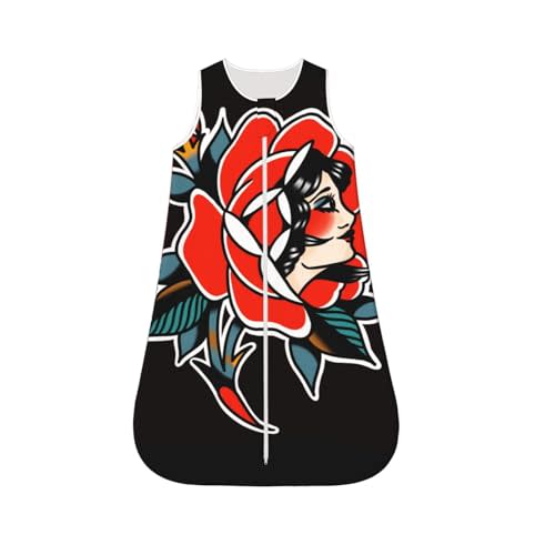 Classic Traditional Tattoo Baby Wearable Blanket Infant Boys Girls Sleeping Bags For Newborn