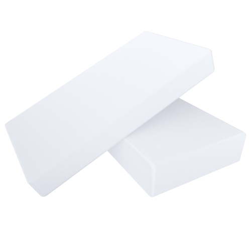 Ntbay 2 Pack 100% Brushed Microfiber Fitted Crib Sheets, Ultra Cozy and Soft Crib Sheet for Standard Crib and Toddler Mattresses, Boys, Girls, Unisex, 28" x 52", White