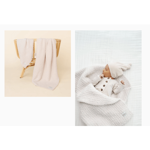 Chenille Blanket - Dune - Small & Large