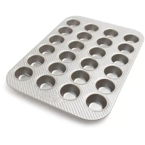 Sur La Table Platinum Pro Mini Muffin Pan, 24 Count | Sur La Table