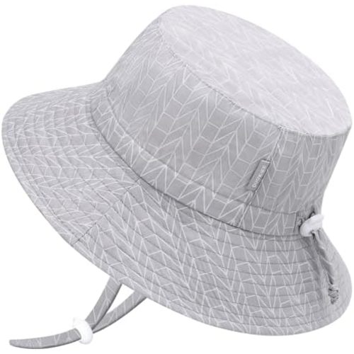 UPF 50+ Baby Sun Hat Baby Bucket Hat with Strings Summer Sun Protection Infant Sun Hat Toddler Beach Hat for Kid