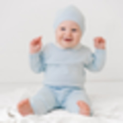 Newborn & Baby Boys Blue Knitted Outfit I Feltman Brothers- 6m