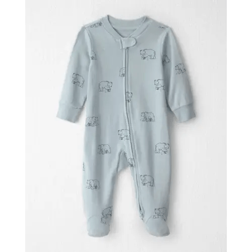 Baby Organic Cotton Sleep & Play Pajamas in Winter Bears - Little Planet | Carter's