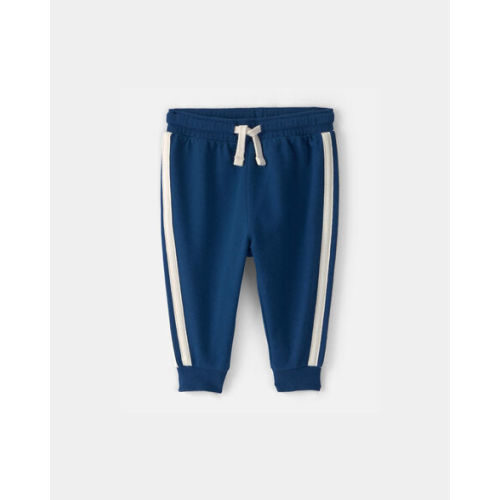 Baby Boy French Terry Pants - Navy Blue | 6M
