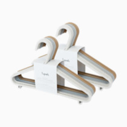 3 Sprouts Wheat Straw Hangers - Neutral Assorted, 30