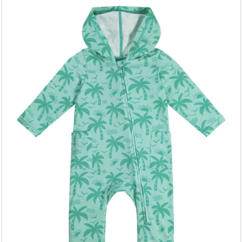 UPF 50+ Baby Hooded Everyday Romper