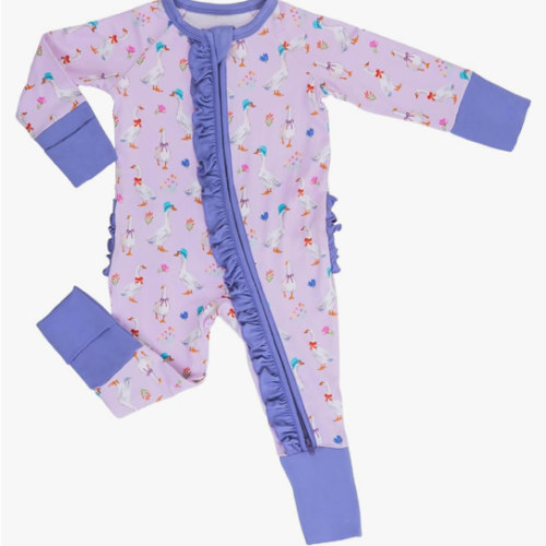 LollyBanks Baby Pajamas for Girls, Viscose from Bamboo Baby Sleeper