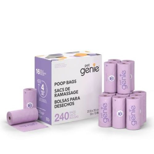 Pet Genie On-The-Go Lavender Scented Dog Waste Bags