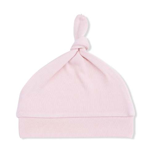 Solid Veiled Pink - Knotted Hat – Angel Dear