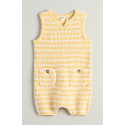 Sleeveless Knit Romper, 6M
