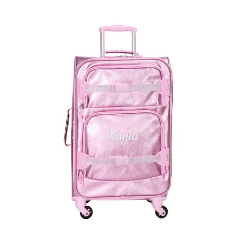 Mackenzie Metallic Pink Ultimate Luggage | Pottery Barn Kids