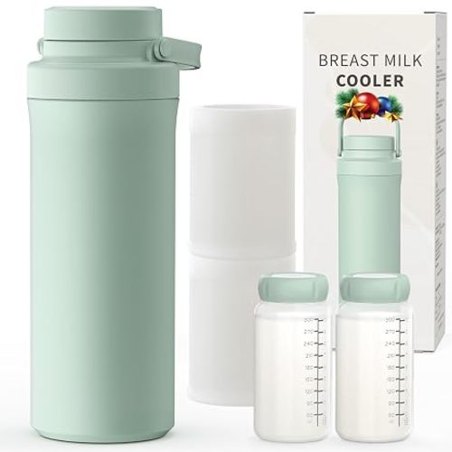 Xaproo 22oz Breast Milk Cooler Bottle, 24H Ice-Free Cooling