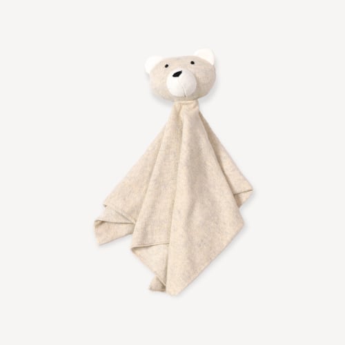 Bear - Organic Baby Lovey Security Blanket Cuddle Cloth (2 Colors)