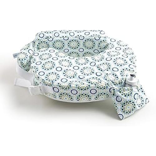 My Brest Friend Original Nursing Pillow Enhanced Ergonomics Essential Breastfeeding Pillow Support For Mom & Baby W/ Convenient Side Pocket, Double Straps & Slipcover, Sparkles