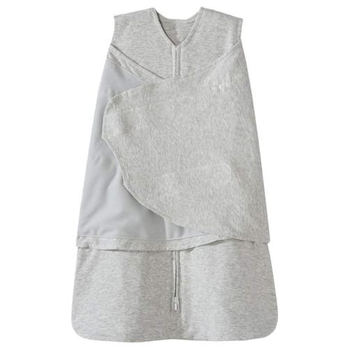 HALO 100% Cotton Sleepsack Swaddle Wearable Blanket, TOG 1.5, Heather Gray, Newborn - Heather Grey - Newborn (Pack of 1)