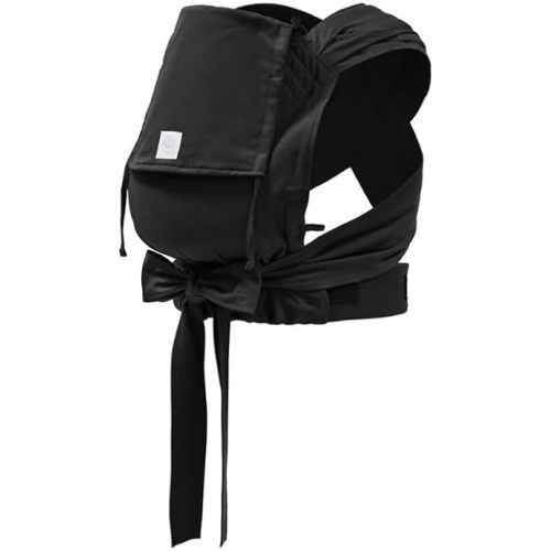 Stokke Limas Carrier, Black (OCS) - Newborn Half-Buckle Baby Carrier - Three Carrying Options - Safe from Birth & Up to 33 lbs