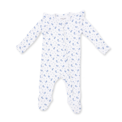 Joli Rosette - 2 Way Ruffle Sleeve Zipper Footie – Angel Dear