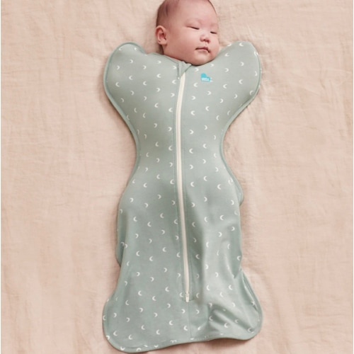 Swaddle Up™ 1.0 TOG Cotton Olive Moon