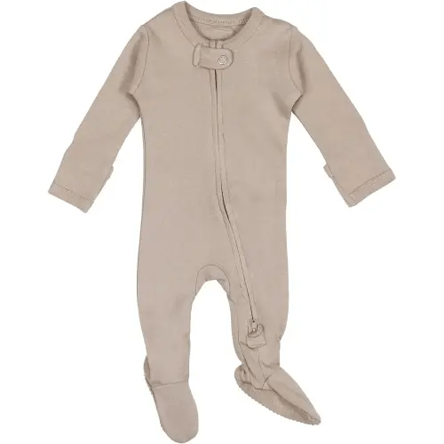 L'ovedbaby Organic 2-Way Zipper Footie