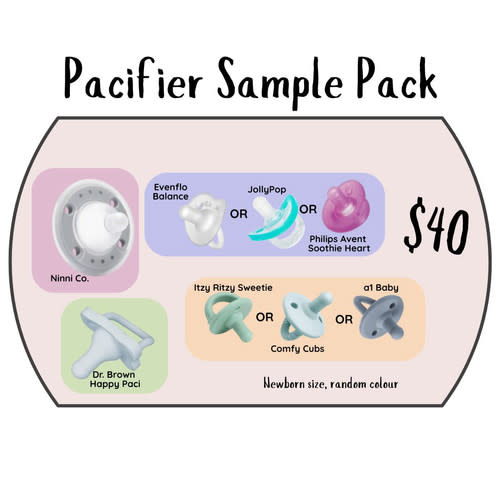 Pacifier Sample Pack