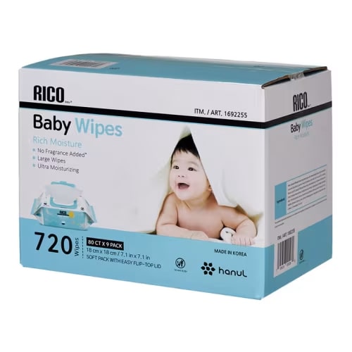 RICO Baby Wipes, 720-count | Costco