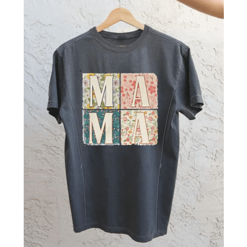 Funny Floral Mama Nursing T-shirt