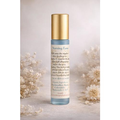 Soothing Oil for Nursing Moms | Nursing Mom Roller Oil | Organic Postpartum Care | New Mom Self Care Gift