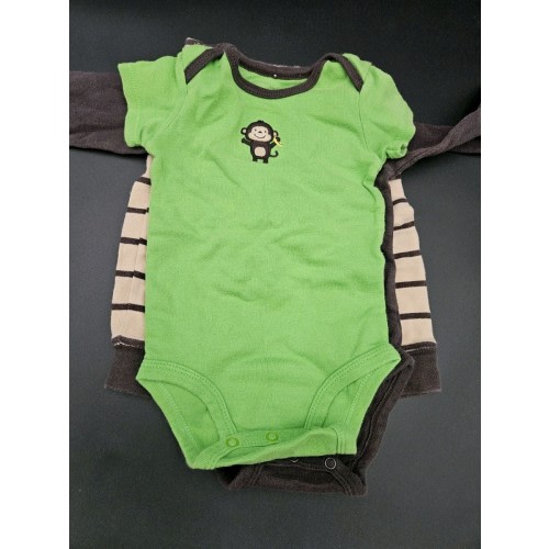 6 Months 3 Piece Monkey Set, Toddler & Baby Clothing,