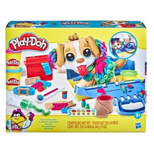 Play-Doh Care 'N Carry Vet Playset - 15pc