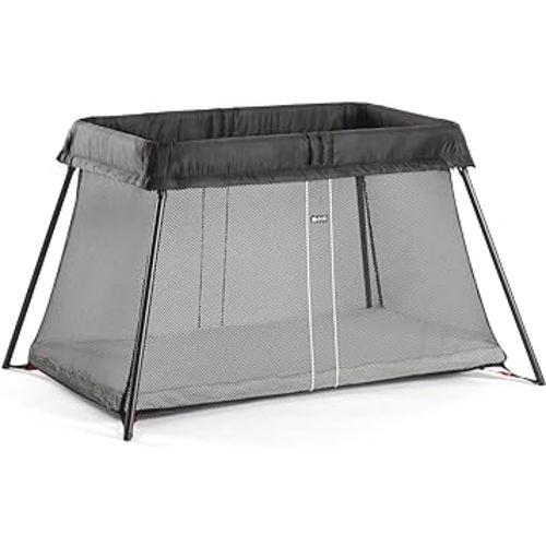 BabyBjörn Travel Crib Light - Black (040280US), One Size