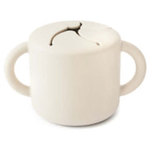 Mushie Baby Silicone Snack Cup - Ivory