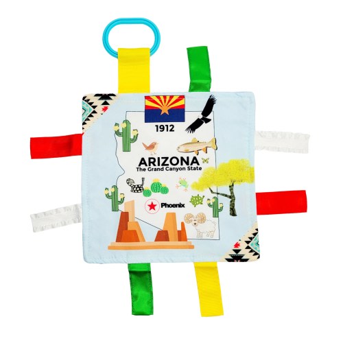 Arizona State Crinkle Sensory Toy: Flag, Motto, Bird