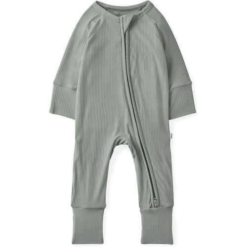 Little Sleepies Newborn Pajamas, Viscose from Bamboo Baby Pajamas, Boys & Girls Preemie & Newborn Sleepers, 2-Way Zipper PJs