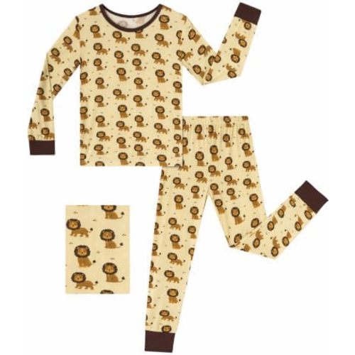 GUISBY Kids Bamboo Viscose Pajamas Set