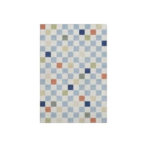 3'X5' Rug-Wilde Blue Checked Multi