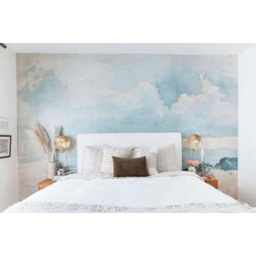 Watercolor Cloud Wallpaper for Walls | Soft, Muted Color Tones – Anewall