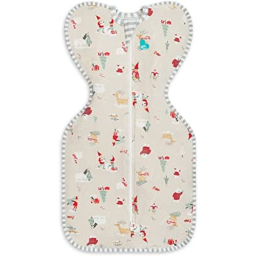 Love to Dream Swaddle UP, Baby Sleep Sack, Self-Soothing Swaddles for Newborns, Get Longer Sleep, Snug Fit Helps Calm Startle Reflex, Newborn Essentials for Baby, 1.0 TOG, 13-19 lbs, Beige