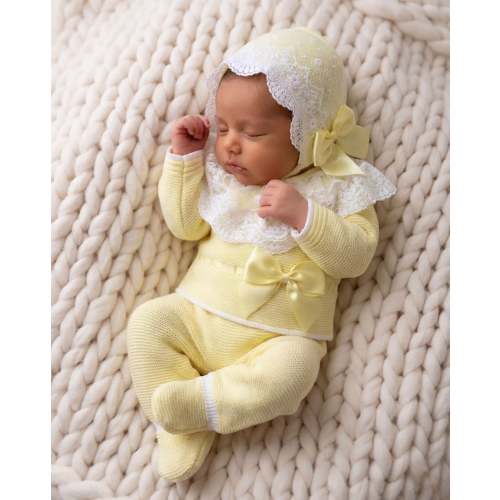 Louella Set - Lemon Yellow – Ella Marina Baby
