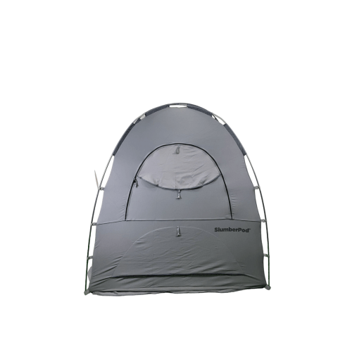 SlumberPod 3.0 Sleep Canopy with Fan, Morning Mist Gray