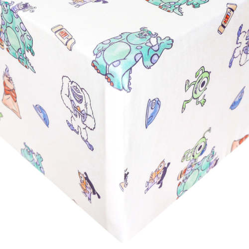 Premium Knit Fitted Crib Sheet - Monsters, Inc. Friends
