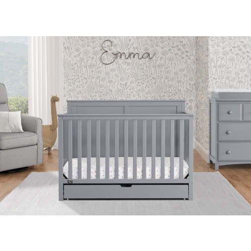 Logan 6-in-1 Convertible Crib with Underdrawer | Delta Children